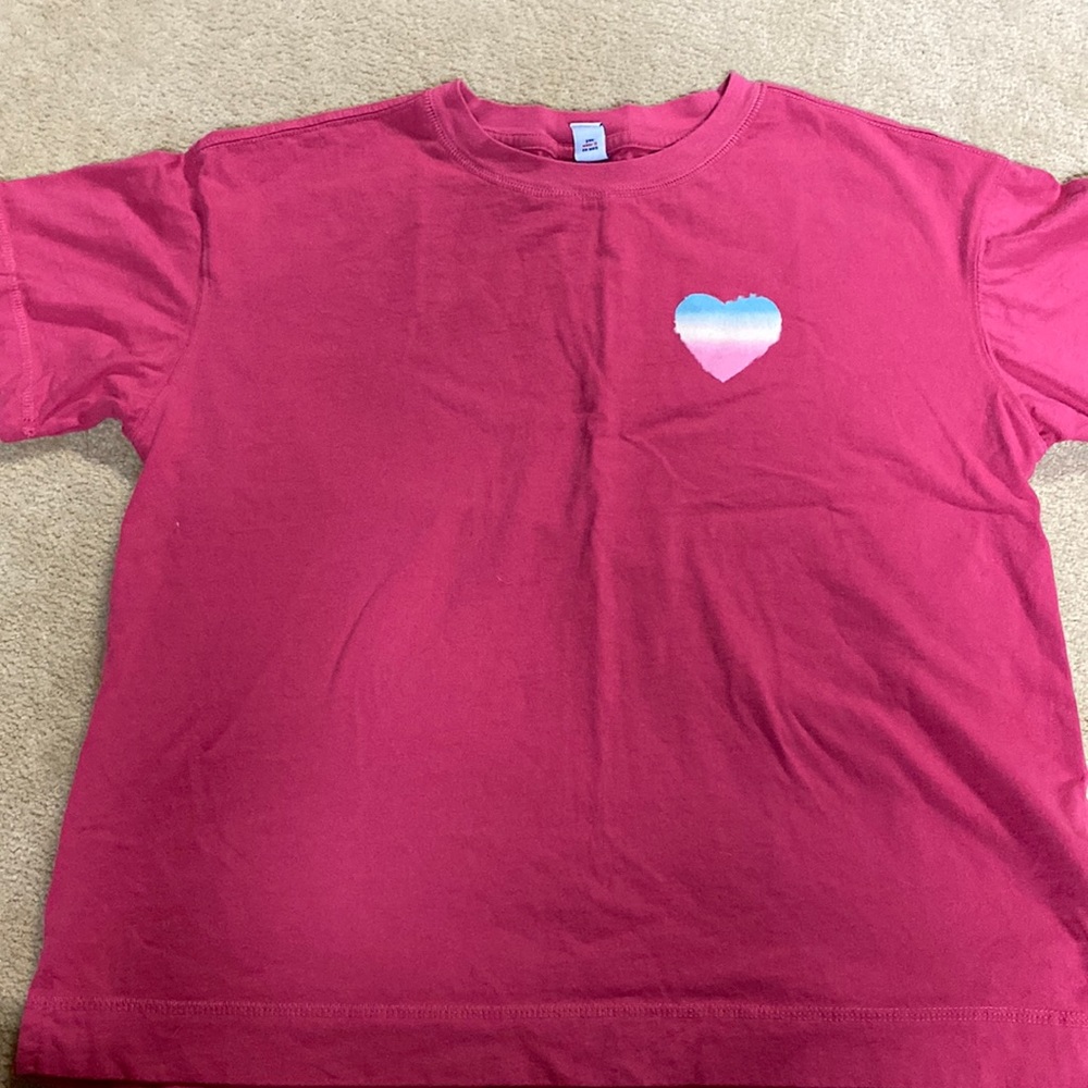 “Love yourself already” pink shirt